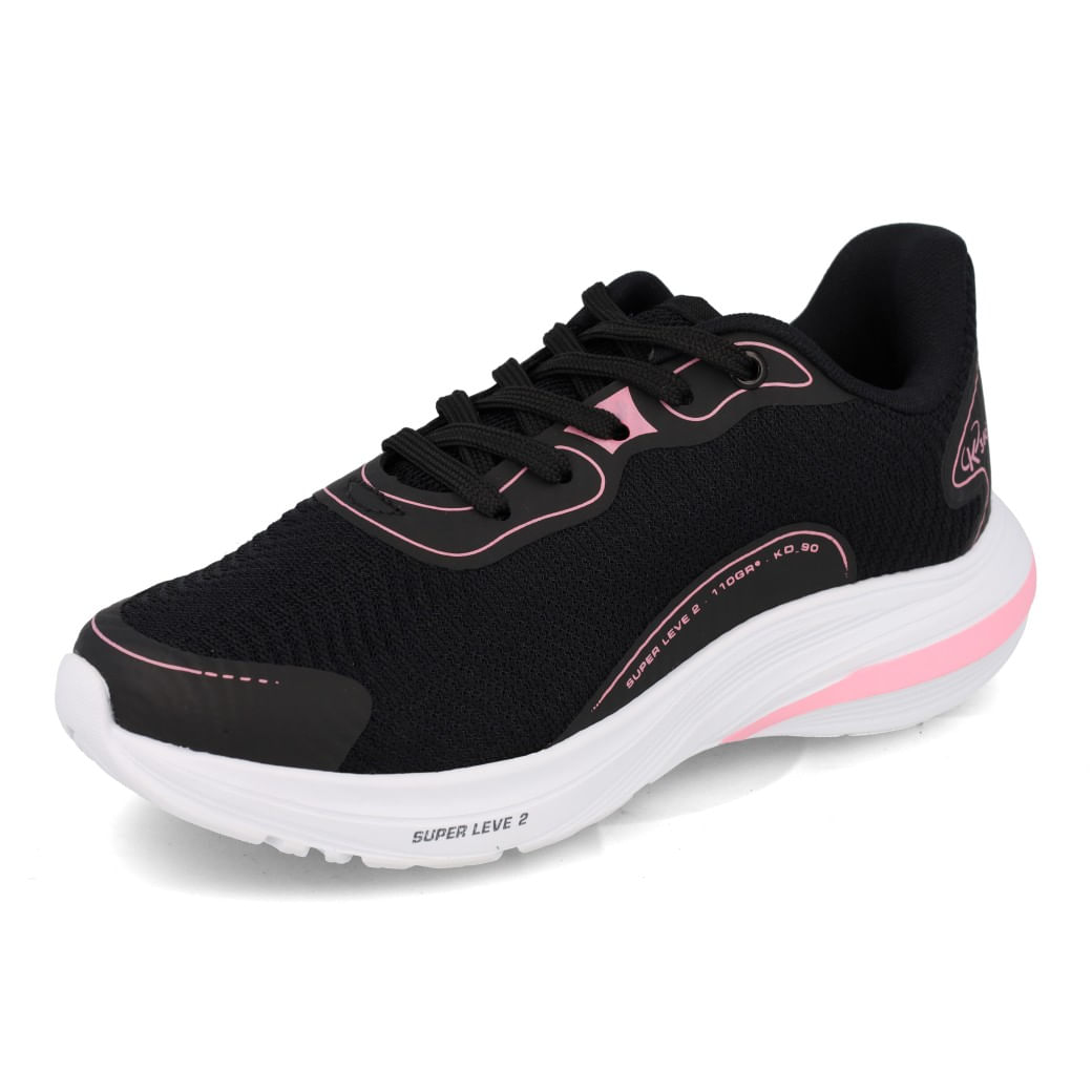 Kidy Tenis 327-1019-2083 Preto-Rosa Chiclete Sint_8__